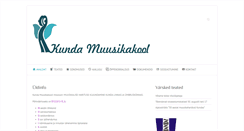 Desktop Screenshot of muusikakool.kunda.ee