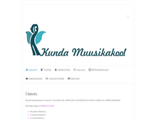 Tablet Screenshot of muusikakool.kunda.ee